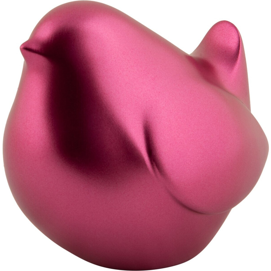 Present Time - Beeld Dikke Vogel - Metallic dark pink afbeelding 1