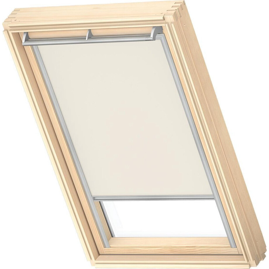 VELUX Origineel Verduisterend Rolgordijn (DKL), Zilveren Kozijn, UK04, Light Beige VELUX Origineel Verduisterend Rolgordijn (DKL), Zilveren Kozijn, UK04, Light Beige afbeelding 1