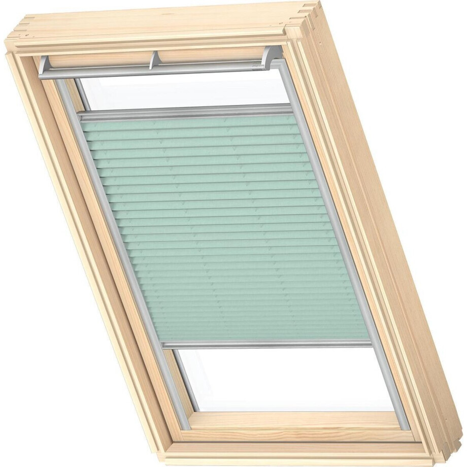 VELUX Origineel Plisségordijn (FHL), Zilveren Kozijn, MK06, Mint Green VELUX Origineel Plisségordijn (FHL), Zilveren Kozijn, MK06, Mint Green afbeelding 1