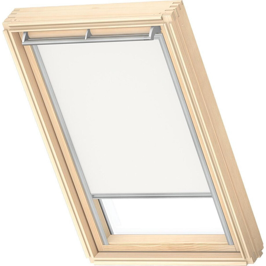 VELUX Origineel Verduisterend Rolgordijn (DKL), Zilveren Kozijn, 6, C04, Wit VELUX Origineel Verduisterend Rolgordijn (DKL), Zilveren Kozijn, 6, C04, Wit afbeelding 1