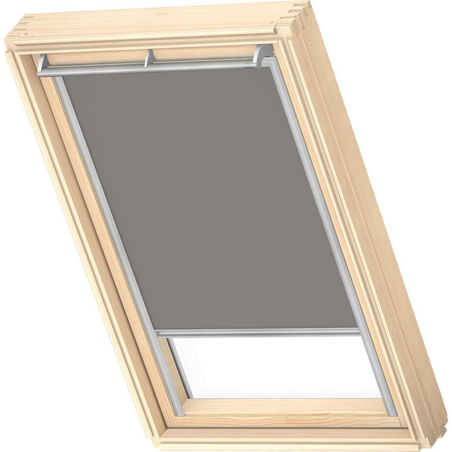 VELUX Origineel Verduisterend Rolgordijn (DKL), Zilveren Kozijn, PK10, Grijs VELUX Origineel Verduisterend Rolgordijn (DKL), Zilveren Kozijn, PK10, Grijs afbeelding 1