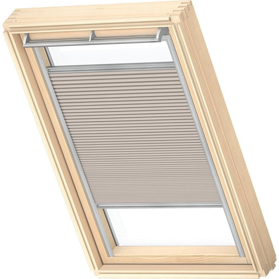 VELUX Origineel Verduisterend Plisségordijn (FHC), Zilveren Kozijn, M08, 308, 2, Dark Sand afbeelding 1
