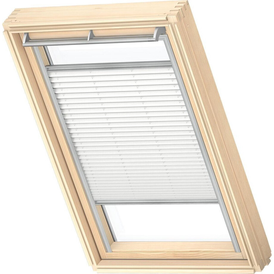 VELUX Origineel Plisségordijn (FHL), Zilveren Kozijn, MK04, Wit VELUX Origineel Plisségordijn (FHL), Zilveren Kozijn, MK04, Wit afbeelding 1