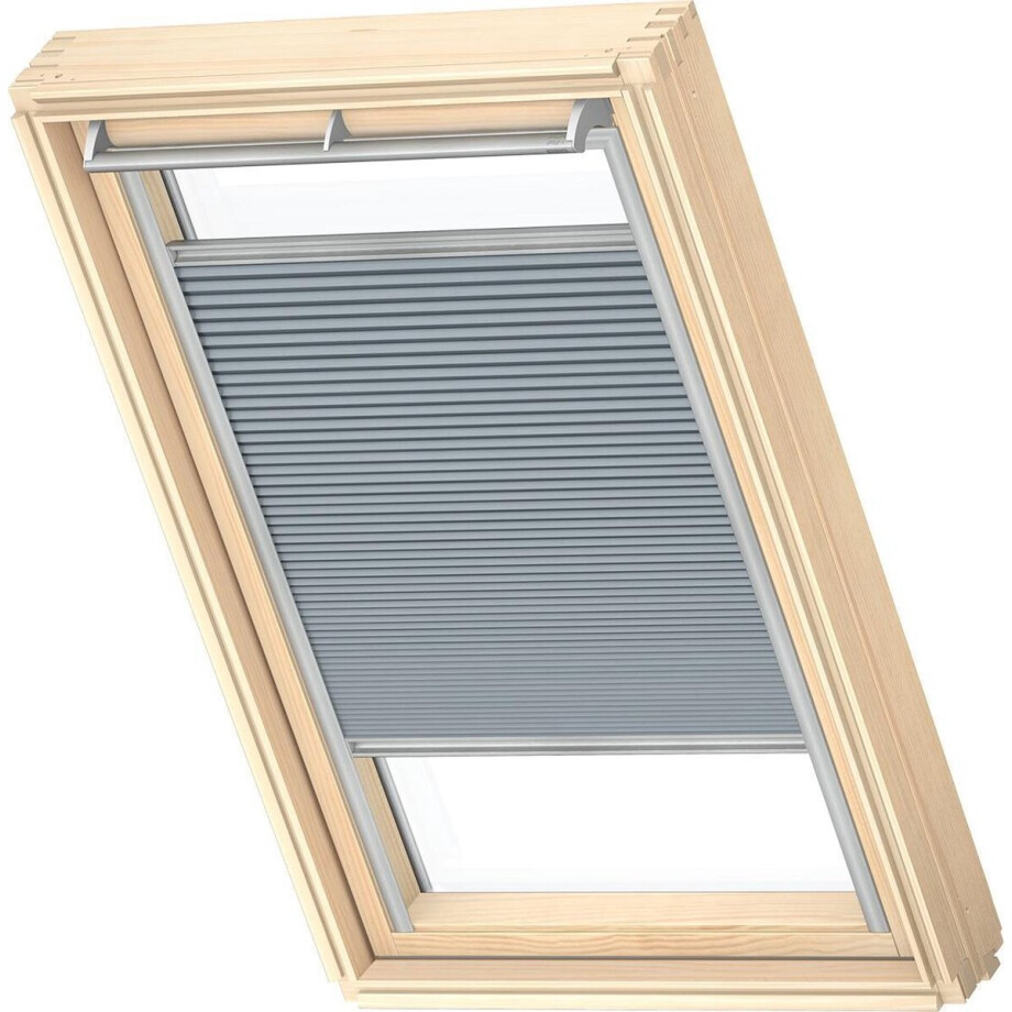 VELUX Origineel Verduisterend Plisségordijn (FHC), Zilveren Kozijn, PK06, Grey VELUX Origineel Verduisterend Plisségordijn (FHC), Zilveren Kozijn, PK06, Grey afbeelding 1