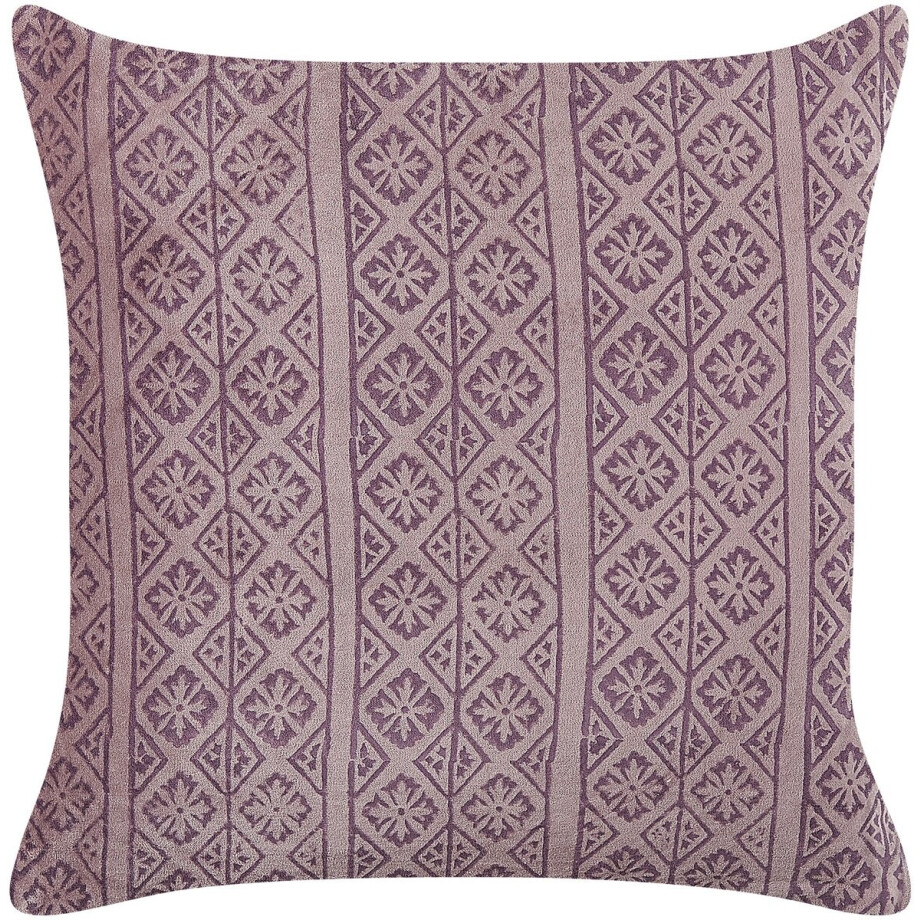 SILYBUM - Sierkussen - Roze - 45 x 45 cm - Fluweel afbeelding 1