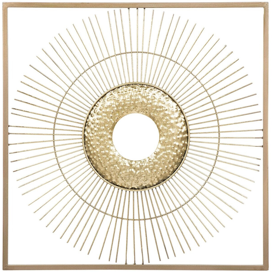 BELIANI MERCURY - Wanddecoratie - Goud - Metaal BELIANI MERCURY - Wanddecoratie - Goud - Metaal afbeelding 1