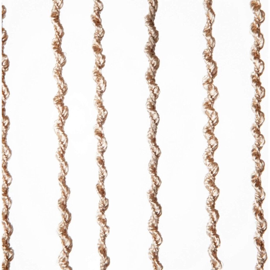 2LIF Charleston Beige Draadgordijn deur - 90 x 250 cm afbeelding 1