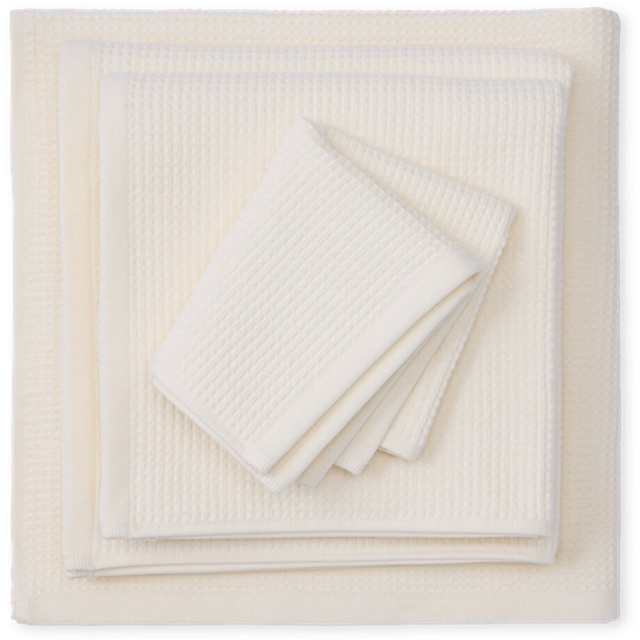 Kayori Nuno Handdoek - 50x100 cm - Set van 3 - Off-white Kayori Nuno Handdoek - 50x100 cm - Set van 3 - Off-white afbeelding 1