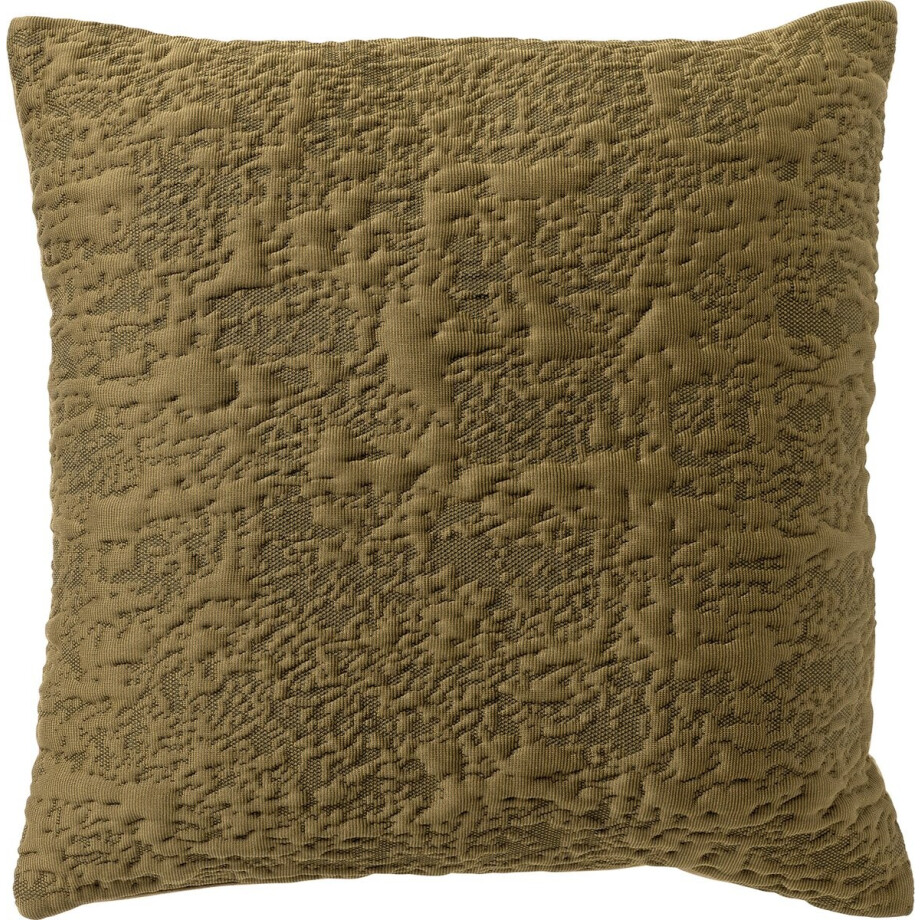 Dutch decor Sierkussen Lyla - Polyester - Groen - 45x45 cm (BxH) - 3D Patroon Dutch decor Sierkussen Lyla - Polyester - Groen - 45x45 cm (BxH) - 3D Patroon afbeelding 1