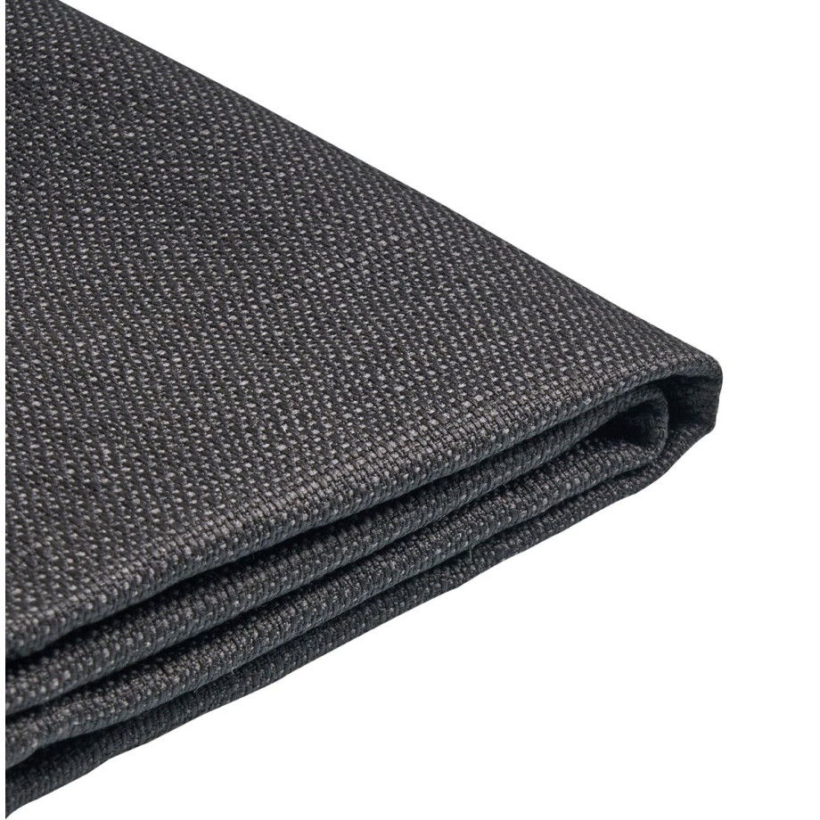 FITOU - Bekleding bed - Zwart - 140 x 200 cm - Polyester FITOU - Bekleding bed - Zwart - 140 x 200 cm - Polyester afbeelding 1