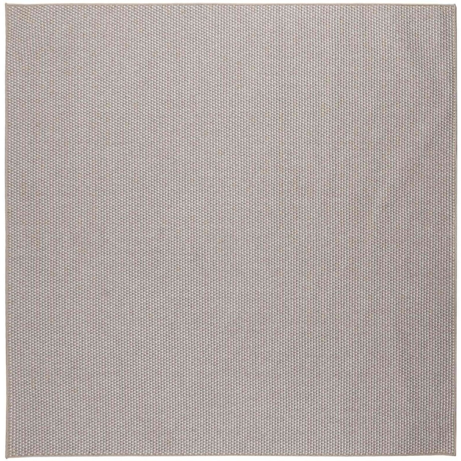 vidaXL - Binnen - kleed - LUGO - Crème - en - Taupe - 240 - x - 240 - cm - Polyester afbeelding 1