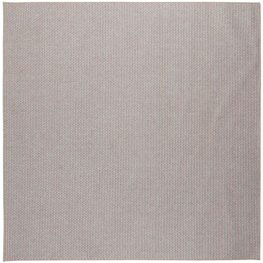 vidaXL - Vloerkleden - Vierkant - LUGO - Crème - en - Taupe - 240 - x - 240 - cm - Polyester afbeelding 1