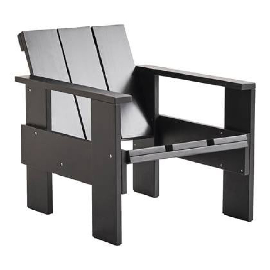 HAY Crate Loungestoel - Zwart afbeelding 1