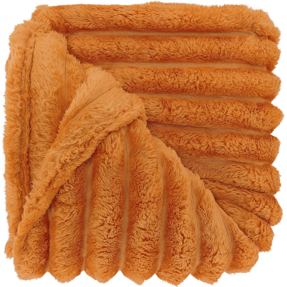 Unique Living - Plaid Romee 150x200cm - Orange Flame afbeelding 1