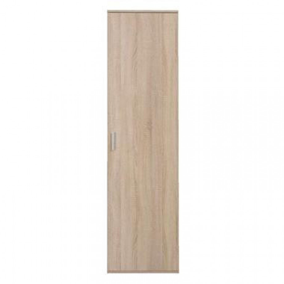 Kast Inca 1-deurs - eiken - 184x50x34,5 cm - Leen Bakker afbeelding 1