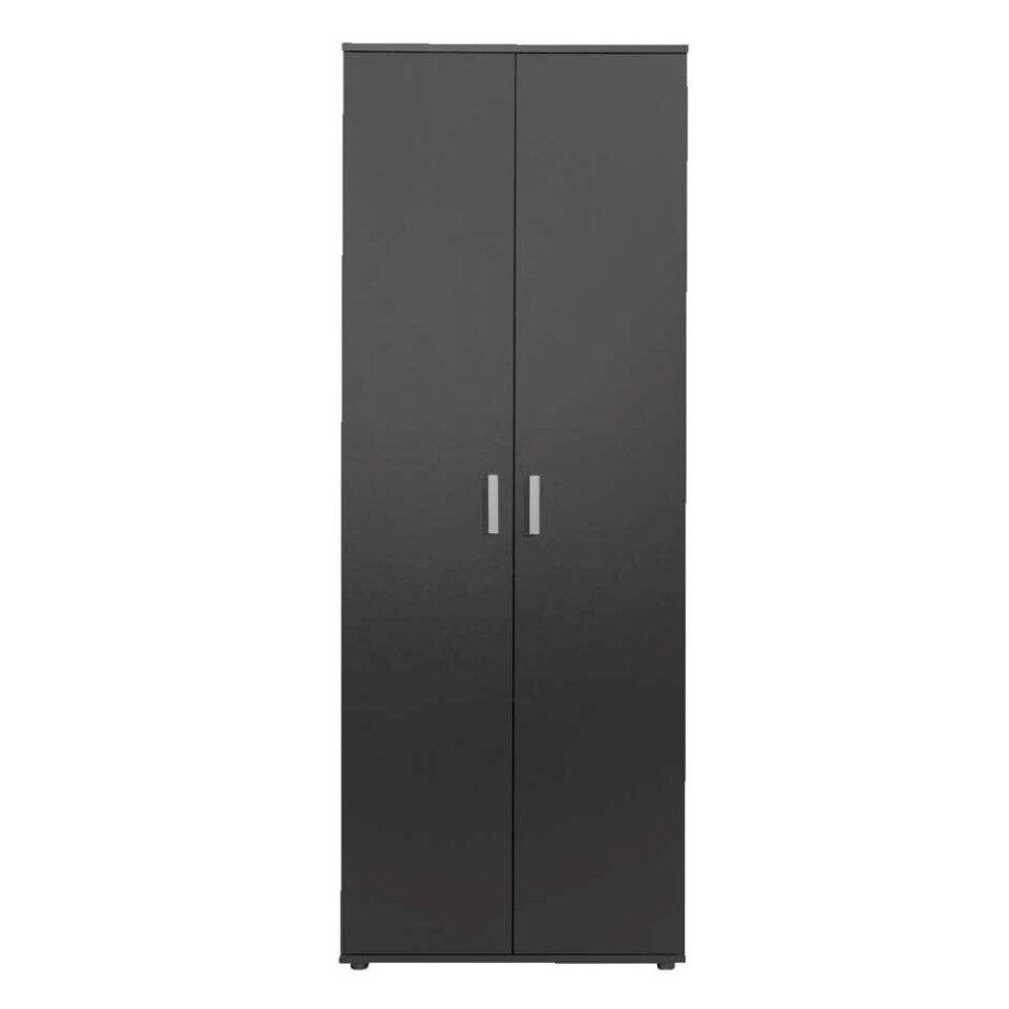 25% korting - Leen Bakker - Kast Inca 2-deurs - Antraciet - 184x70x34,5 Cm - Spaanplaat - Grijs#Zwart - 34.5x70x184 Cm 25% korting - Leen Bakker - Kast Inca 2-deurs - Antraciet - 184x70x34,5 Cm - Spaanplaat - Grijs#Zwart - 34.5x70x184 Cm afbeelding 1