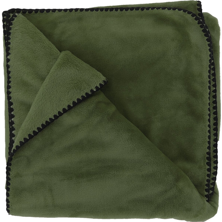 Unique Living - Plaid Jade 140x180cm - Winter Green Unique Living - Plaid Jade 140x180cm - Winter Green afbeelding 1