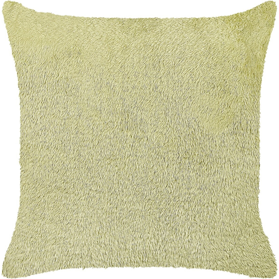 BELIANI PILEA - Sierkussen - Lichtgroen - 45 x 45 cm - Polyester afbeelding 1