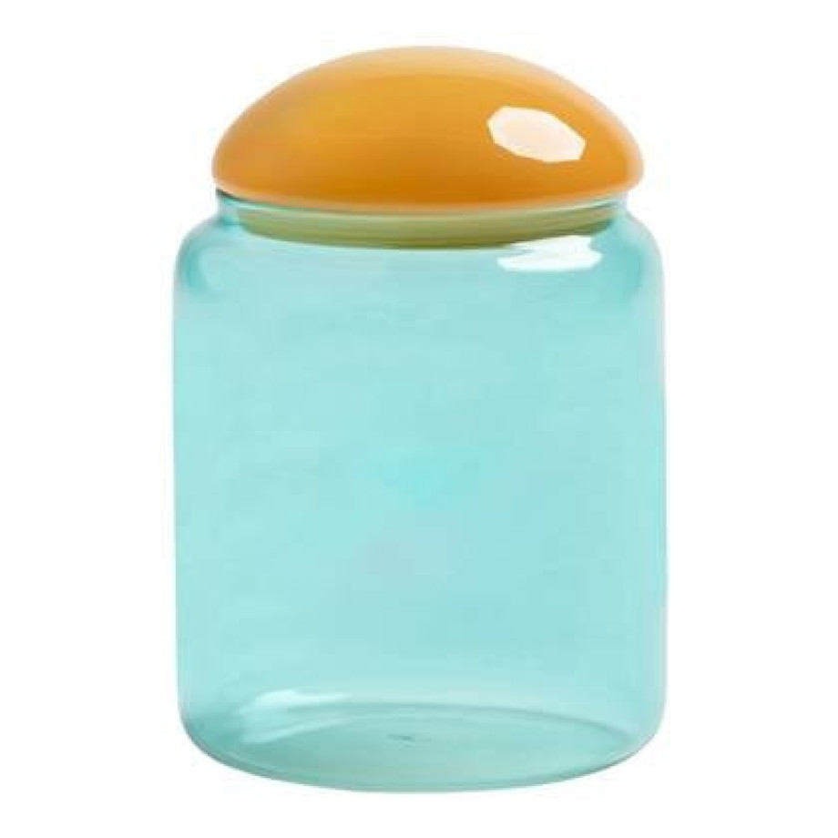 &k amsterdam Puffy Potje - Turquoise afbeelding 1