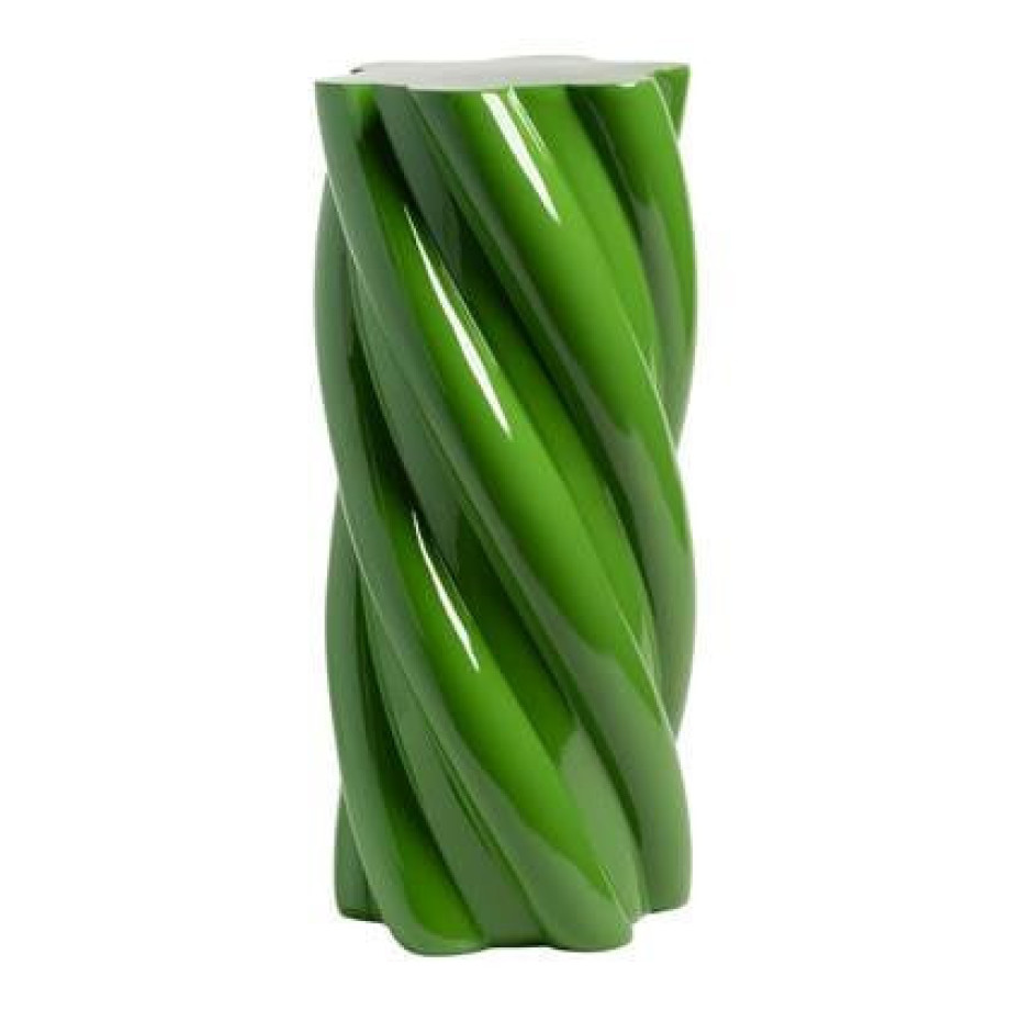 &k amsterdam Pillar Marshmallow Bijzettafel H 55 cm - Groen afbeelding 1