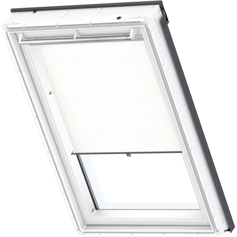 VELUX Lichtdoorlatend rolgordijn - Wit - Handbediend met haakjes - Type: RHL SK00 1028 VELUX Lichtdoorlatend rolgordijn - Wit - Handbediend met haakjes - Type: RHL SK00 1028 afbeelding 1
