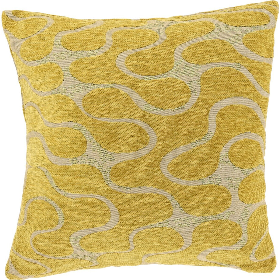 Unique Living - Sierkussen Lux 45x45cm - Glowy Yellow afbeelding 1