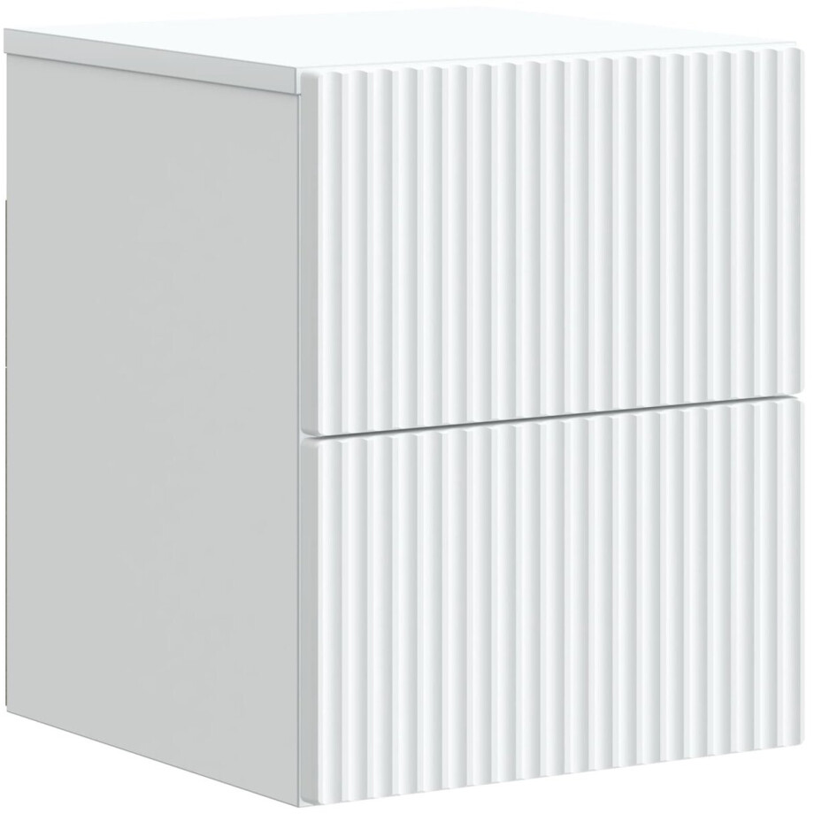 vidaXL - Muurbevestigde - Nachttafel - Wit - 33 - x - 34,5 - x - 40 - cm - Bewerkt - hout vidaXL - Muurbevestigde - Nachttafel - Wit - 33 - x - 34,5 - x - 40 - cm - Bewerkt - hout afbeelding 1