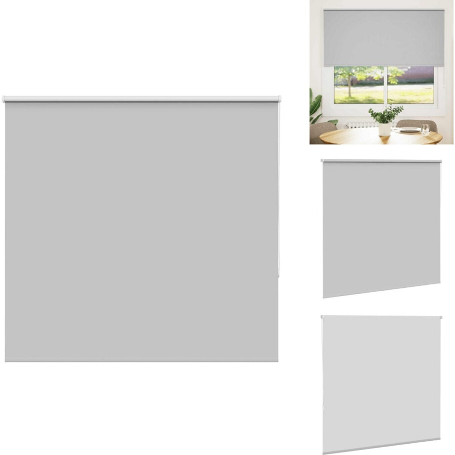 vidaXL Rolgordijn - Rolgordijnen - Dag- En Nachtgordijn - Verduisterend Rolgordijn - Rolgordijn verduisterend 145x175 cm stofbreedte 141,6 cm afbeelding 1
