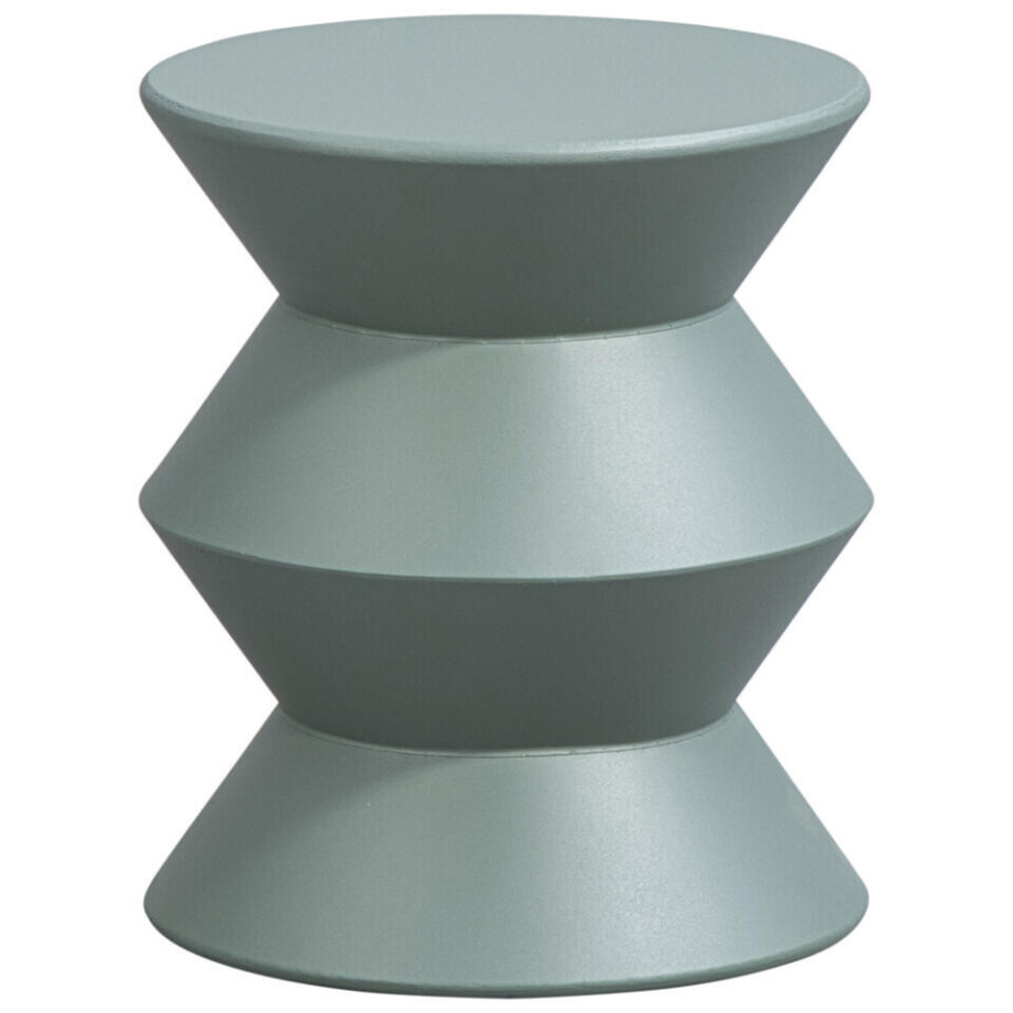 Leen Bakker - Bijzettafel Malaga - 36xØ30,5 Cm - Metaal - Groen - 32x63x38 Cm afbeelding 1