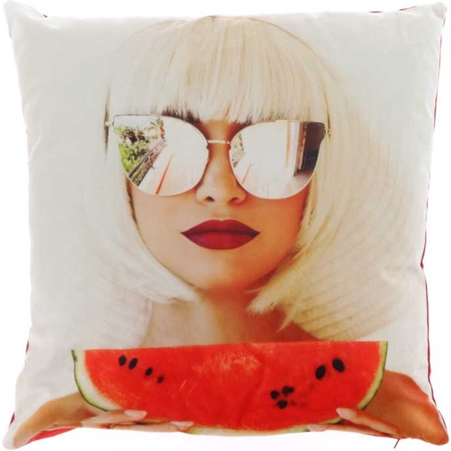 Unique Living - Kussen SS2023 Print 45x45cm Dessin 7 afbeelding 1