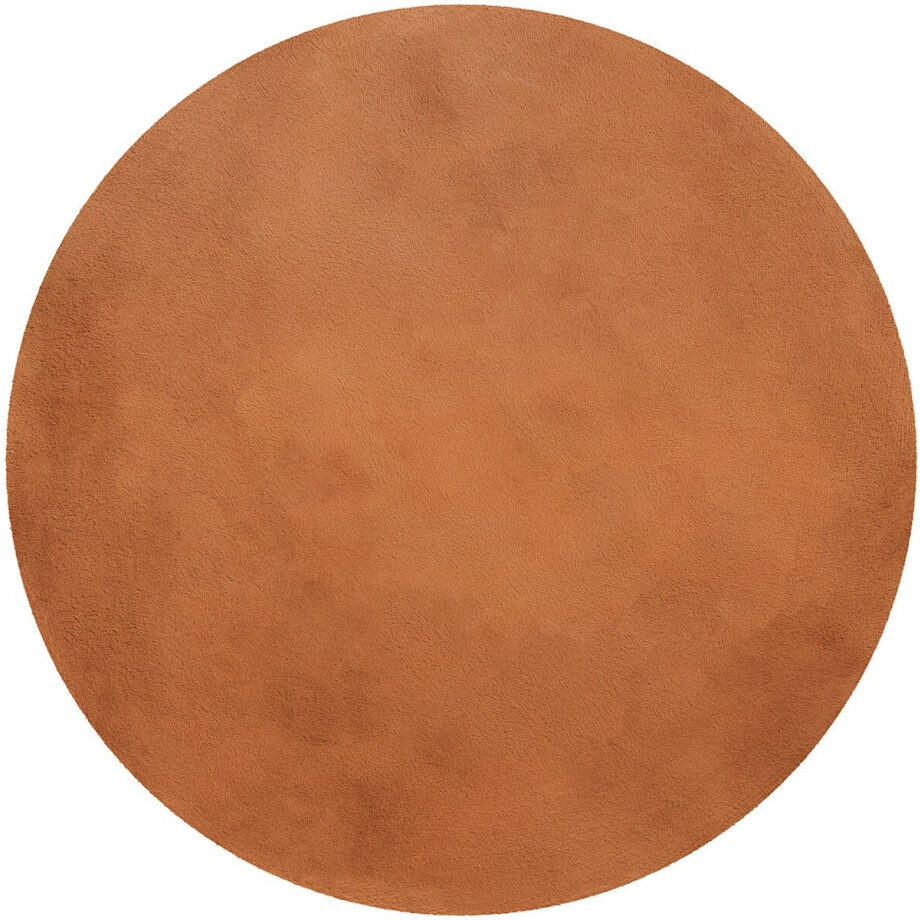 Wecon home Basics - Anna - Hoogpolig vloerkleed - 100 cm rond - terracotta - Wecon home Basics - Anna - Hoogpolig vloerkleed - 100 cm rond - terracotta - afbeelding 1