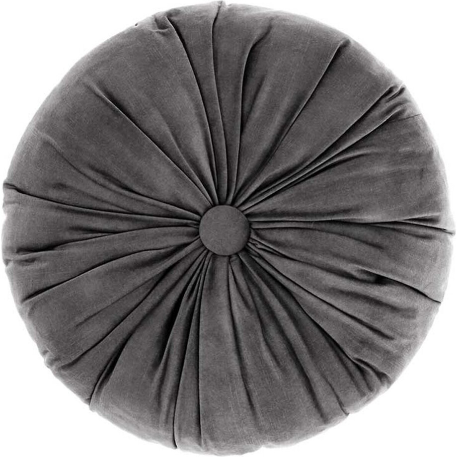 Unique Living - Kussen Basics - Ø40 cm - Grijs afbeelding 1