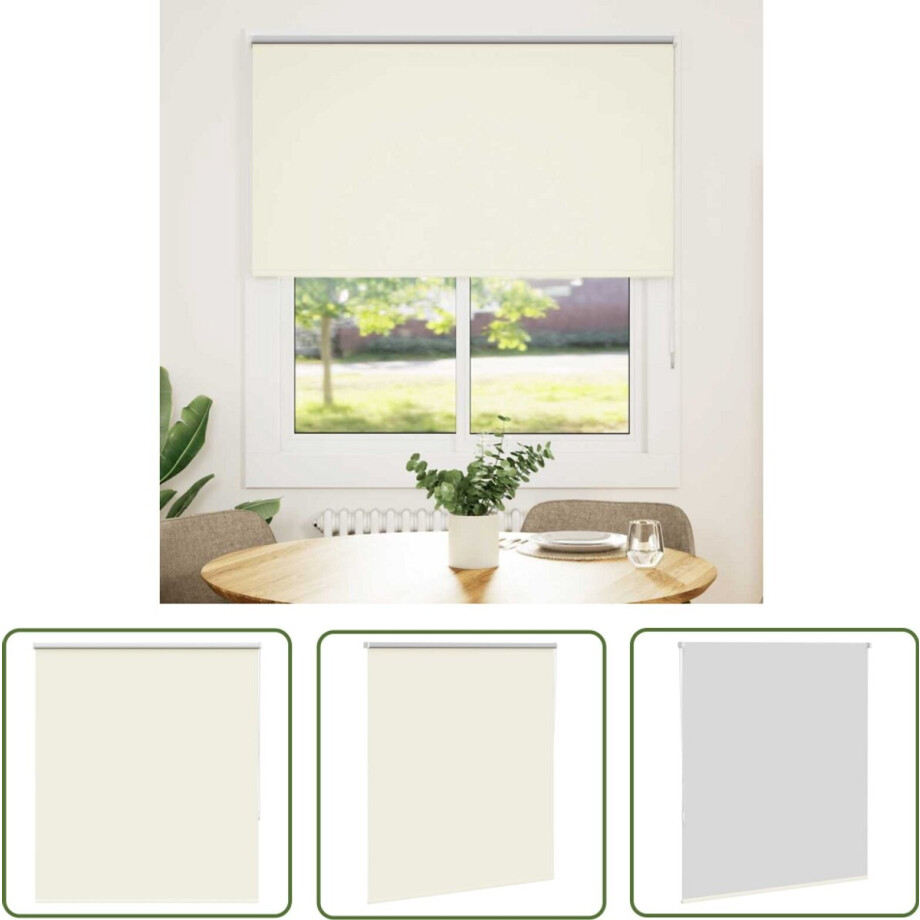 vidaXL Rolgordijn - Verduisterend - 130x130 cm Rolgordijnen - Privacy Gordijnen - Lichtwerkende Gordijnen - Verduisterende Gordijnen - Woonkamer Decoratie afbeelding 1