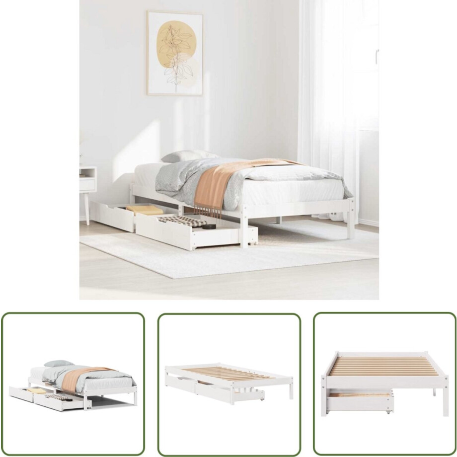 vidaXL Sleutelset - Dynamo Meter - Bedframe zonder matras massief grenenhout wit 75x190 cm - Gereedschap - Handgereedschap - Monteursgereedschap afbeelding 1