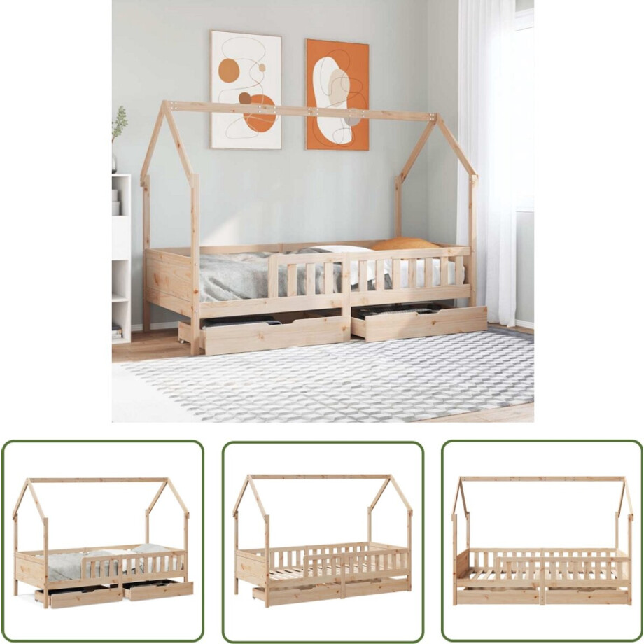 vidaXL Sleutelset - Dynamo Meter - Kinderbedframe 90x200 cm massief grenenhout - Gereedschap - Handgereedschap - Monteursgereedschap afbeelding 1