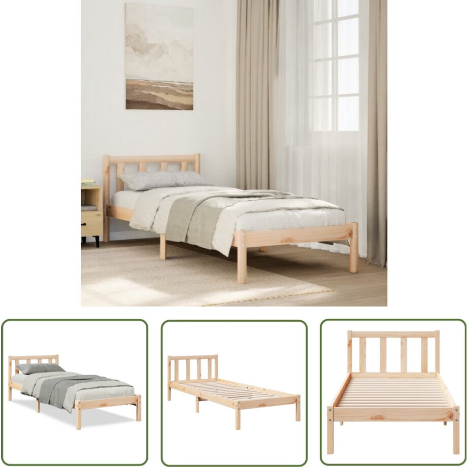 vidaXL Klikmechanisme - Dynammometer Sleutel - Bedframe extra lang zonder matras massief grenenhout 100x210 cm - Koppelmeter - Gereedschapset - Monteursgereedschap afbeelding 1