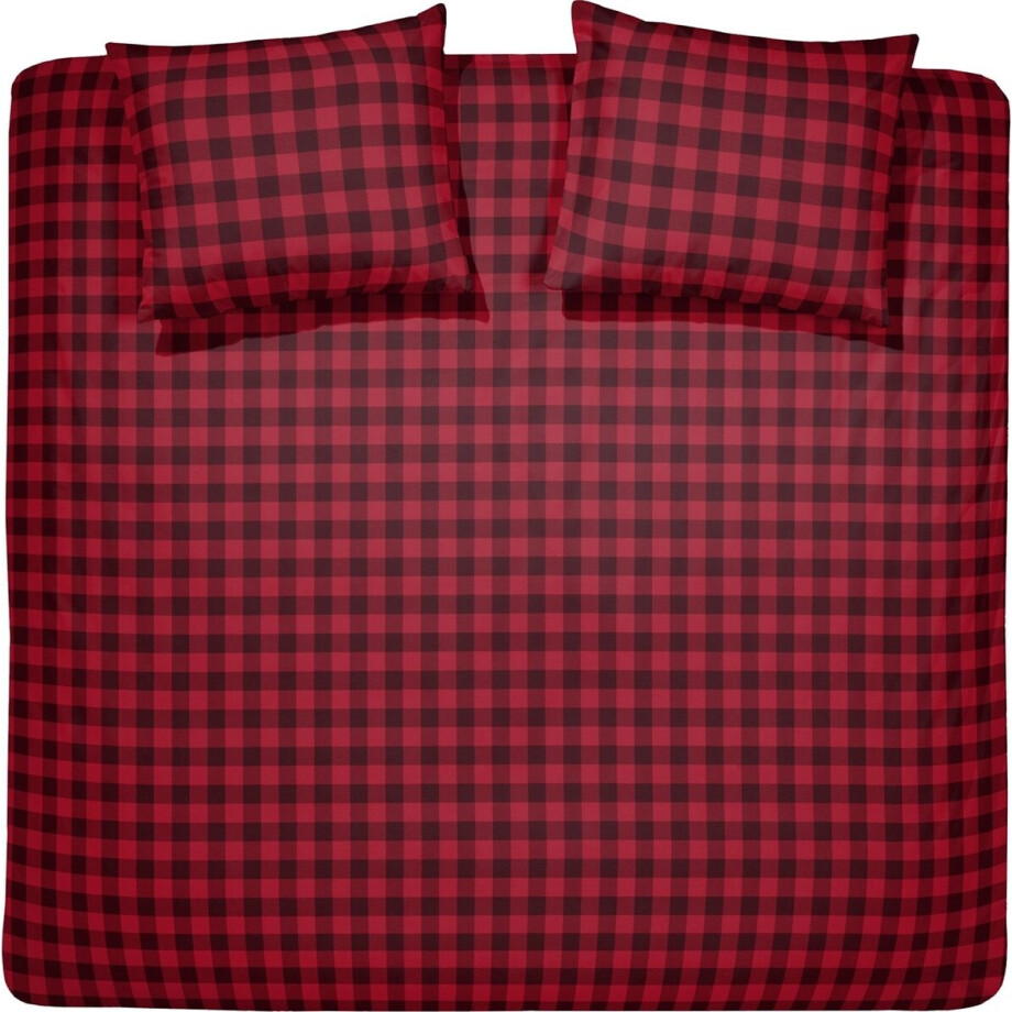 Damai - Timber - Dekbedovertrek - Flanel - 260x200/220 cm - Rood Damai - Timber - Dekbedovertrek - Flanel - 260x200/220 cm - Rood afbeelding 1