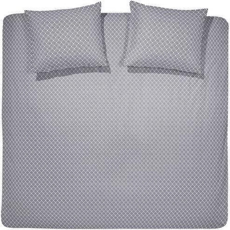 Damai Yoko Dekbedovertrek - Flanel - Tweepersoons - 200x200/220 cm - Indigo afbeelding 1