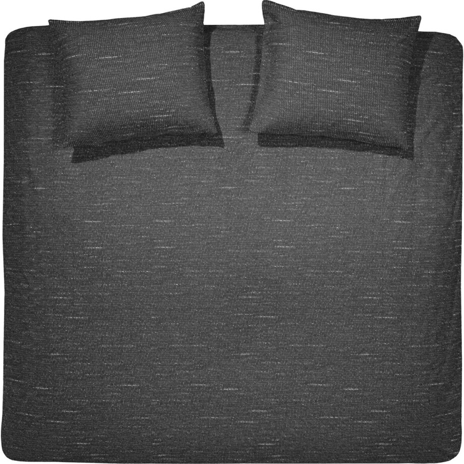 Damai Dekbedovertrekset bio katoen hombre black 2 persoons dekbedovertrek 200 x 200 cm + 2 slopen 80x80 cm Damai Dekbedovertrekset bio katoen hombre black 2 persoons dekbedovertrek 200 x 200 cm + 2 slopen 80x80 cm afbeelding 1