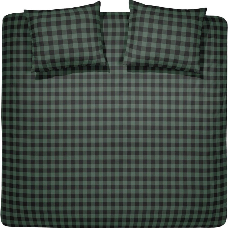 Damai Timber - Dekbedovertrek - Flanel - 240x200/220 cm - Green Damai Timber - Dekbedovertrek - Flanel - 240x200/220 cm - Green afbeelding 1