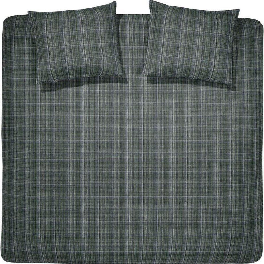 Damai Dekbedovertrekset bio katoen 260x200/220 cm signore forest green Damai Dekbedovertrekset bio katoen 260x200/220 cm signore forest green afbeelding 1