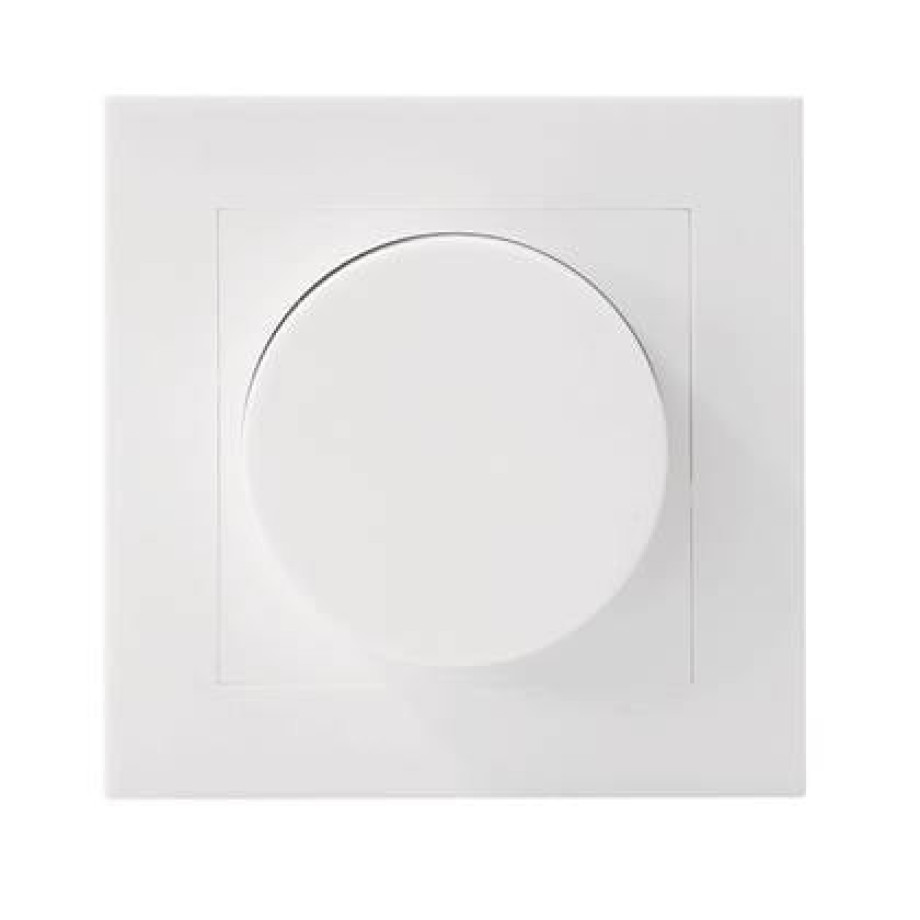 Lucide RECESSED WALL DIMMER NL Dimmer 0x - Wit afbeelding 1