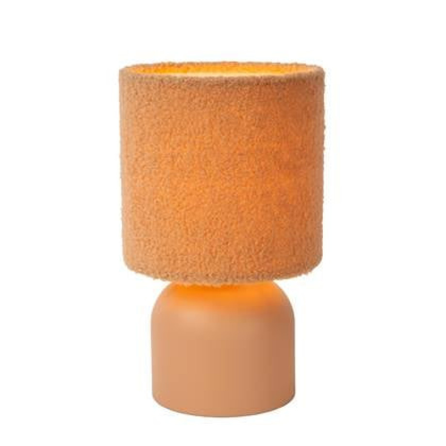 Lucide WOOLLY Tafellamp 1xE14 - Terracotta afbeelding 1