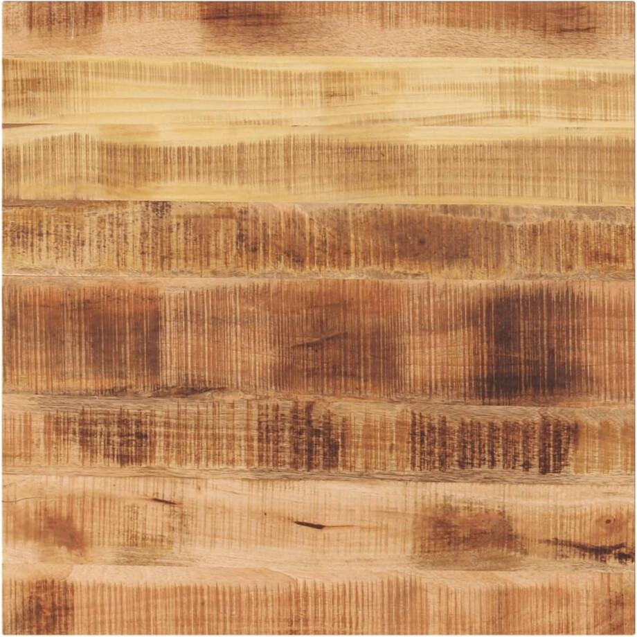 vidaXL - Tafelblad - vierkant - 80x80x3,8 - cm - massief - ruw - mangohout afbeelding 1