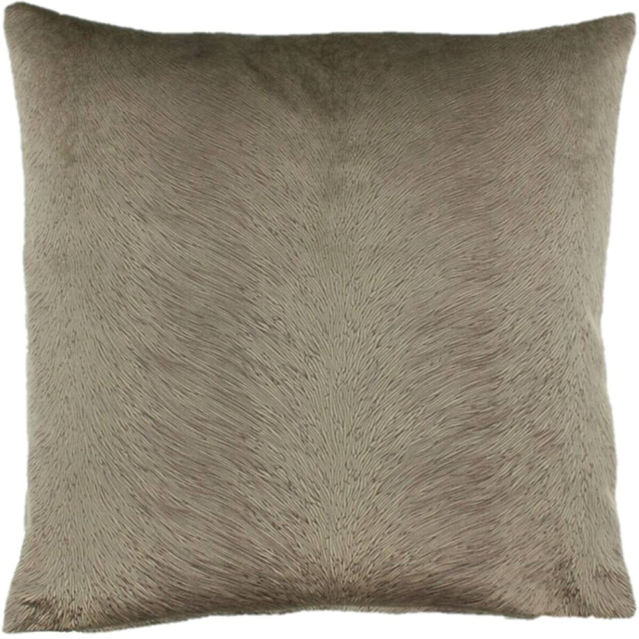 Claudi sierkussen Perla Brown 45x45 cm afbeelding 1