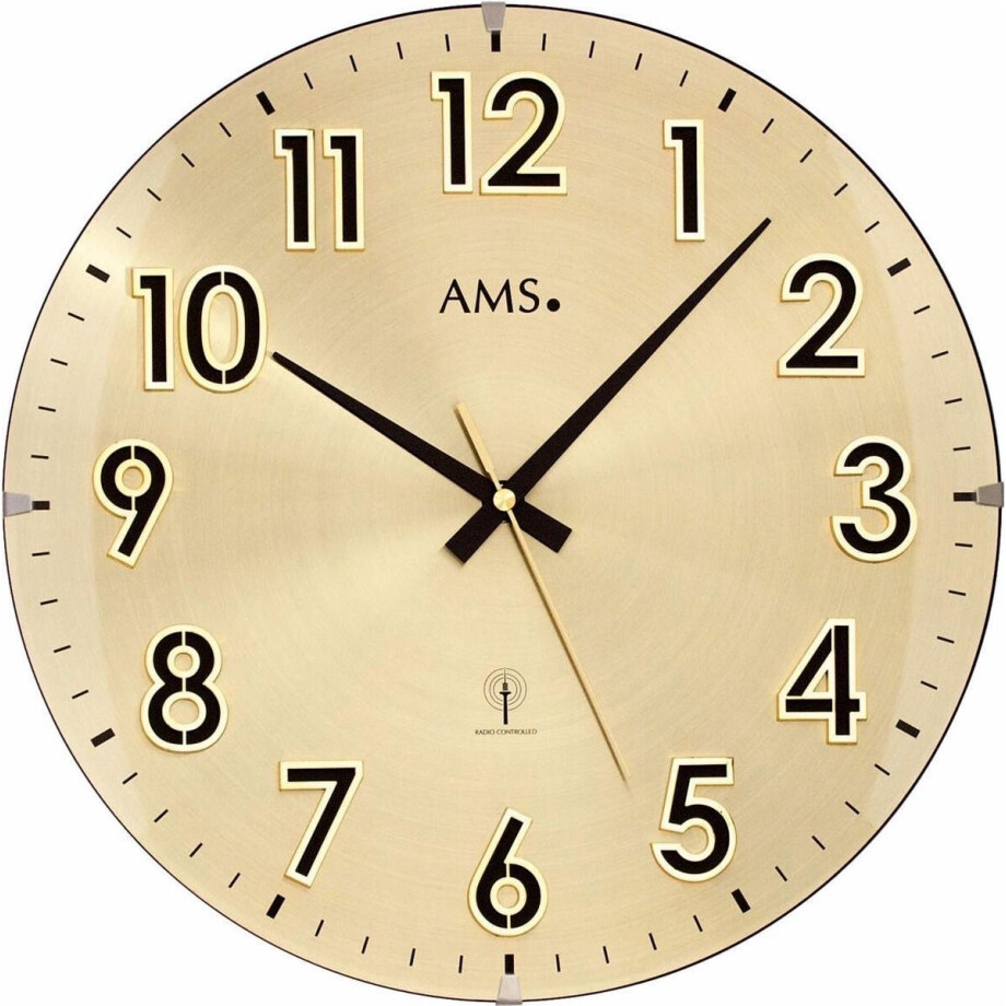 AMS 5974 Wandklok Radiogestuurd AMS 5974 Wandklok Radiogestuurd afbeelding 1