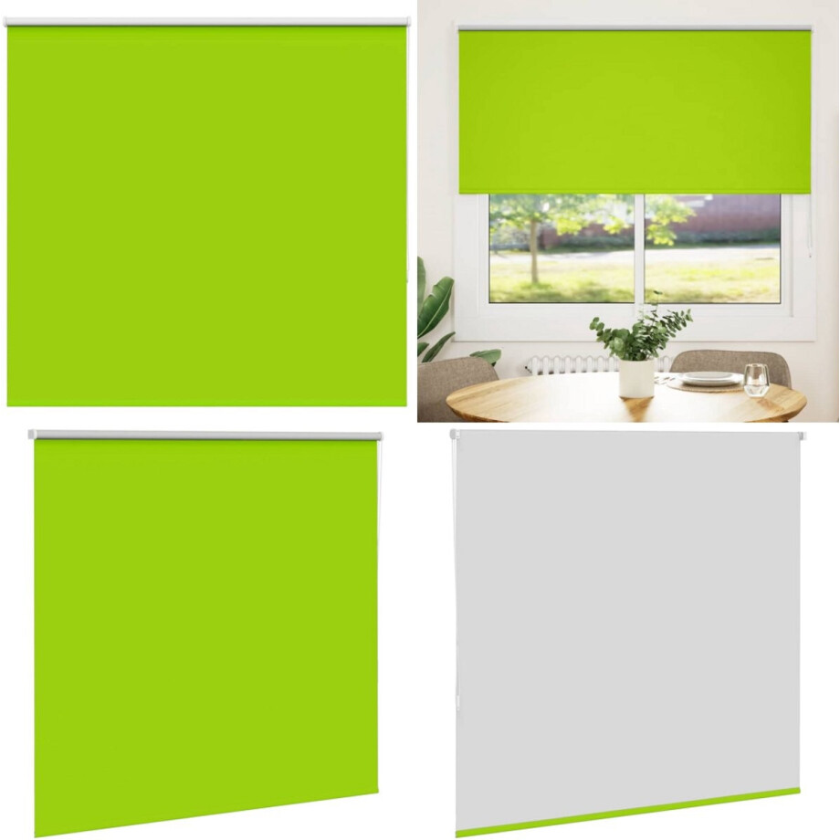 vidaXL Rolgordijn verduisterend 150x150 cm stofbreedte 146,6 cm - Rolgordijn - Rolgordijnen - Dag- En Nachtgordijn - Verduisterend Rolgordijn afbeelding 1