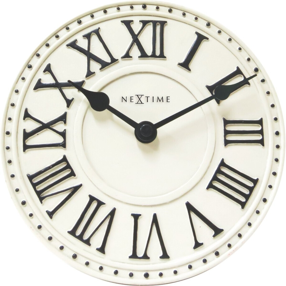 Nextime tafelklok London Table - Kleur - Wit Nextime tafelklok London Table - Kleur - Wit afbeelding 1