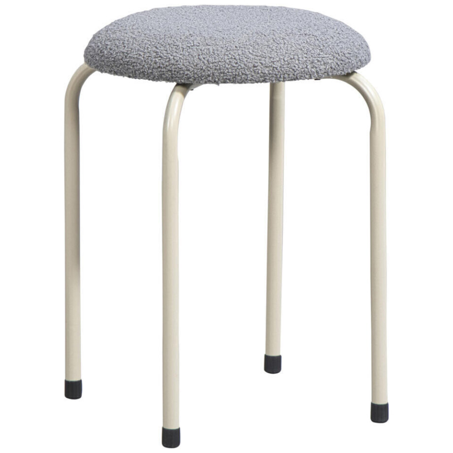 Leen Bakker - Krukje Coria - Antraciet - 48xØ31 Cm - Staal - Grijs - 30x30x48 Cm Leen Bakker - Krukje Coria - Antraciet - 48xØ31 Cm - Staal - Grijs - 30x30x48 Cm afbeelding 1