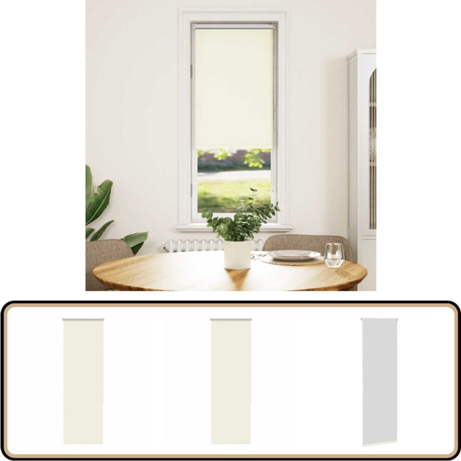 vidaXL Verduisterend Rolgordijn - 50x130 cm - Polyester Rolgordijn - Privacy Gordijnen - Lichtwerkende Gordijnen - Verduisterend Gordijn - Woonkamer Decoratie vidaXL Verduisterend Rolgordijn - 50x130 cm - Polyester Rolgordijn - Privacy Gordijnen - Lichtwerkende Gordijnen - Verduisterend Gordijn - Woonkamer Decoratie afbeelding 1